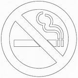 No Smoking Coloring Pages sketch template