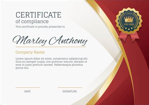 Top Powerpoint Award Certificate Template | Blank certificate template ...