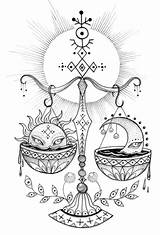 Libra adult coloring Page – Artofit sketch template