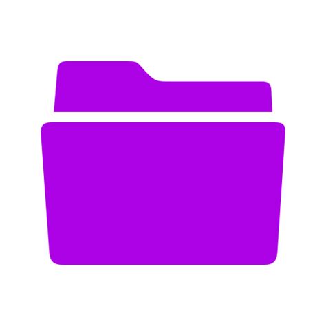 Purple folder icon (png symbol)