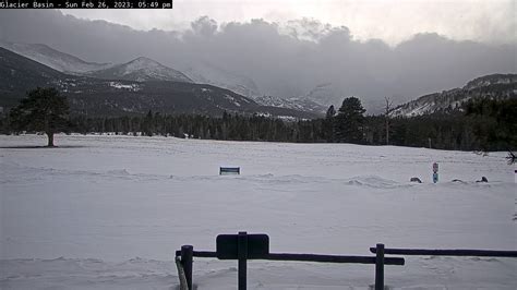 Rocky Mountain National Park Continental Divide, Image from National Park Service Web Camera ...