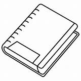 Notebook Outline coloring Book Page Line Art Drawing  Premium AI sketch template
