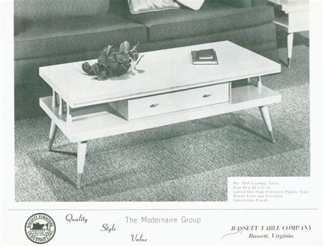 Mod Cocktail Table - 1950's | Bassett Furniture advertising … | Flickr
