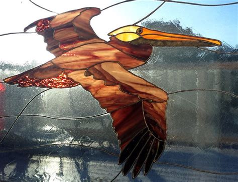 Pelican | Pelican art, Stained glass art, Stained glass