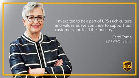 Lametria R. Brown on LinkedIn: UPS Board Appoints Carol Tomé As CEO ...