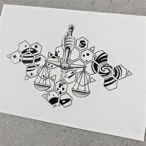 Scales of Justice tattoo design I made : r/TattooDesigns