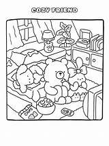 Cozy Friend Coloring Pages To Print  Free Printable sketch template
