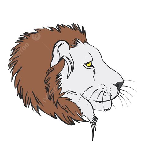 Lion Mane Wild Mammal Vector, Mane, Wild, Mammal PNG and Vector with Transparent Background for ...