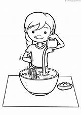 Cooking 13  Coloring Pages 24 sketch template