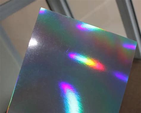 15 Sheets A4/A5 Holographic Rainbow Glossy 250gsm Thick Cardboard ...