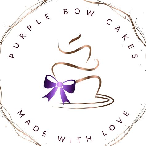 Purple Bow Cakes