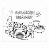 Breakfast Coloring Pages sketch template