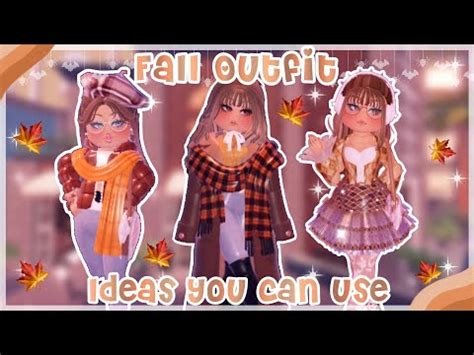 Fall/Autumn Outfit Ideas! 🍁 | Roblox Royale High | LauraRBLX - YouTube