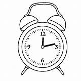Alarm Clock Coloring Page At GetColoringscom  Free Printable sketch template