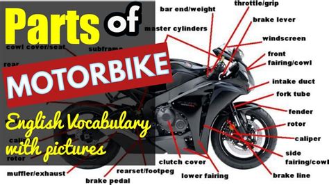 Motorcycle Parts - Motorbike Parts Names with Pictures - YouTube