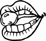 Lips Coloring Pages Printable For Free Download sketch template