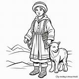 Shepherd Coloring Pages  Free & Printable sketch template