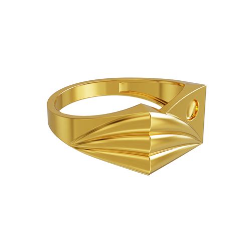 Plain Curve Design Gold Ring 02-07 - SPE Gold,Chennai