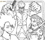 Jujutsu Kaisen coloring Pages  Free sketch template