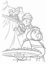 DISNEY PIXAR BRAVE MERIDA COLORING PAGES sketch template