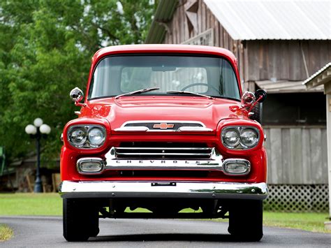 1959, Chevrolet, Apache, 31, Stepside, Pickup, Truck, Classic, Cars ...