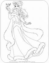 Sleeping Coloring Aurora Beauty Pages Princess Baby Disney Colouring  sketch template