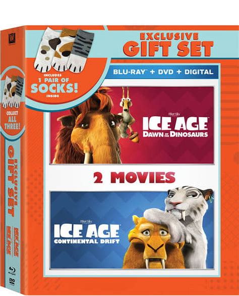 Ice Age 3 + Ice Age 4 (double Feature) (Blu-ray + DVD + Digital Copy ...