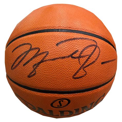 Basketball - Michael Jordan Hand Signed Basketball | Taylormade Memorabilia | Sports Memorabilia ...