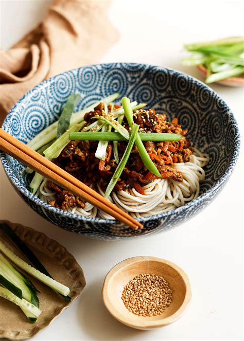 Zha Jiang Mian (Noodles with Soybean Meat Sauce) — Eat Cho Food