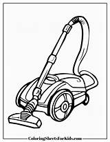 Vacuum Cleaner Coloring Pages Free Printables PDF  Sheets sketch template