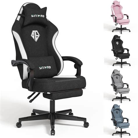 Buy SITMOD Gaming Chair with Footrest-PC Computer Ergonomic Video Game ...