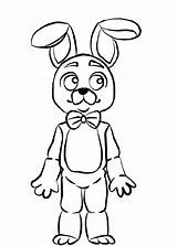 Nightmare Bonnie Coloring Coloring Pages sketch template