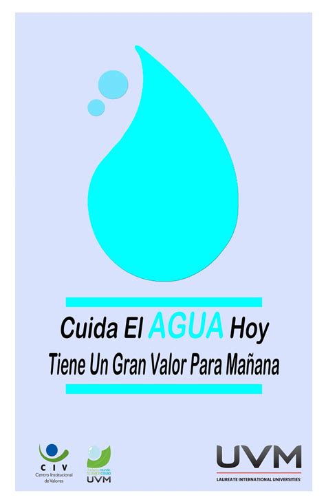 El Cartel Ilustrado: Cartel 5 - Cuidar el agua