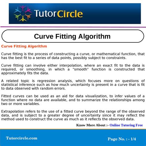 Curve Fitting Algorithm by amit kumar - Issuu