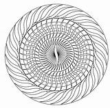 Geometric And Spiral Design Coloring Pages sketch template