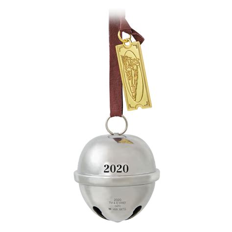 2020 Santa's Sleigh Bell, The Polar Express Hallmark Keepsake Ornament - Hooked on Hallmark Ornament