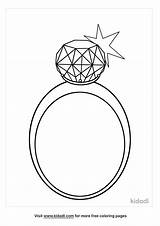 Free Diamond Ring Coloring Page  Printables Kidadl sketch template
