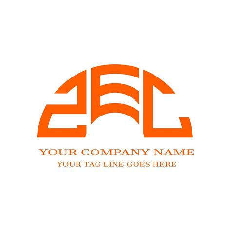 ZEC letter logo creative design with vector graphic 8664412 Vector Art ...