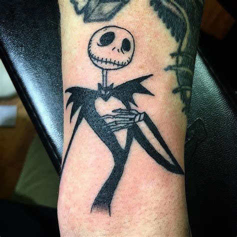 Details more than 83 jack skellington tattoo small latest - in.eteachers