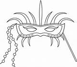 Printable Mardi Gras Mask coloring Page  Download Print Or Color sketch template