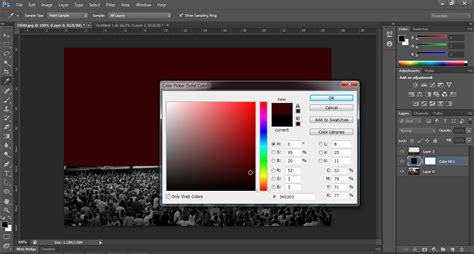 How to make gradient overlay in photoshop