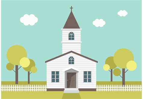 Country Church Vector 87947 Vector Art at Vecteezy