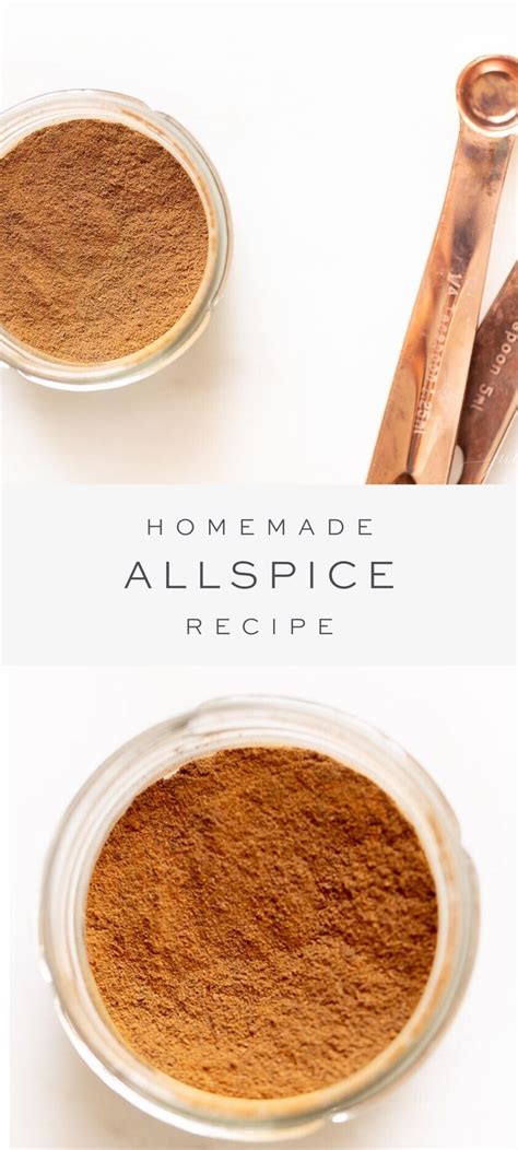 Allspice | Making Your Own Allspice Mix | Spice recipes, Allspice ingredients, Homemade spices