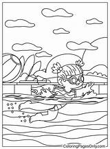 20  Swimming Coloring Pages Free Printable PDF & Online sketch template