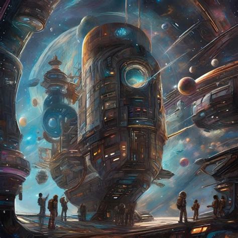 Futuristic Space Journey Art Print - Creative Hub - Paintings & Prints, Astronomy & Space, Other ...