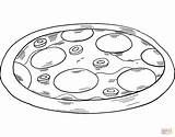 Pizza coloring Page  Free Printable Coloring Pages sketch template