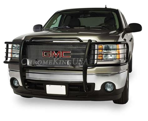 Buy 2007-2013 Chevy Silverado 1500LD Black Grille Guards Brush Bars Push Crash Bar in ...