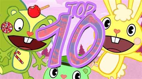 Top 10 Happy Tree Friends Characters - YouTube