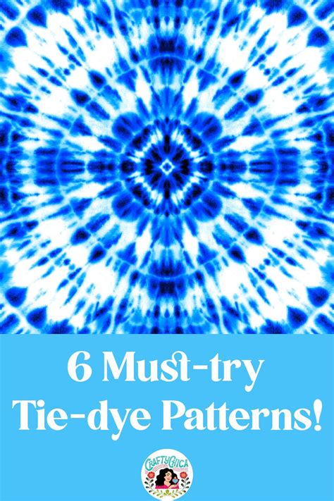 11 Tie Dye Patterns to Try - Crafty Chica