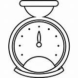 Timer Outline coloring Book Page Line Art Drawing  Premium AI sketch template